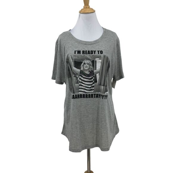 Love & Cherish Graphic Tee Womens XL Extra Large Heather Gray Bridesmaid Party - Picture 1 of 10